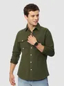 Olive BYNG Cotton Shirt