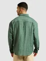 Regent Green Textured Jacquard Shirt