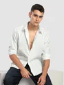 White Crushed Shirt