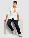 White Crushed Shirt