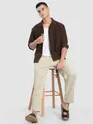 Brown Bubble Textured Shacket
