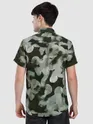 Brown Circular Abstract Printed Shirt