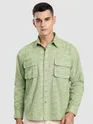 Green Dye Effect Shacket