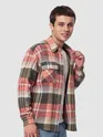 Pink Recycled Plaid Flannel Shirt