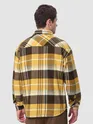 Yellow Recycled Plaid Flannel Shirt