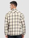 Beige Cotton Flannel Overshirt
