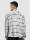 Blue Cotton Flannel Overshirt