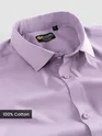 Lilac - Plain Cotton Shirts