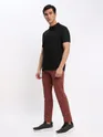 Black and Lush Green Polo T-shirt with Caramel Brown Chinos: Pack of 3