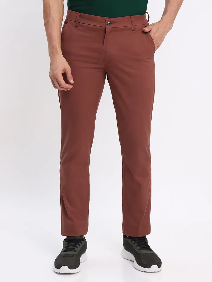 Black and Lush Green Polo T-shirt with Caramel Brown Chinos: Pack of 3