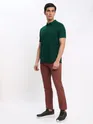 Black and Lush Green Polo T-shirt with Caramel Brown Chinos: Pack of 3