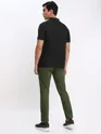 Black and White Polo T-shirt with Army Green Chinos: Pack of 3