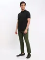 Black and White Polo T-shirt with Army Green Chinos: Pack of 3
