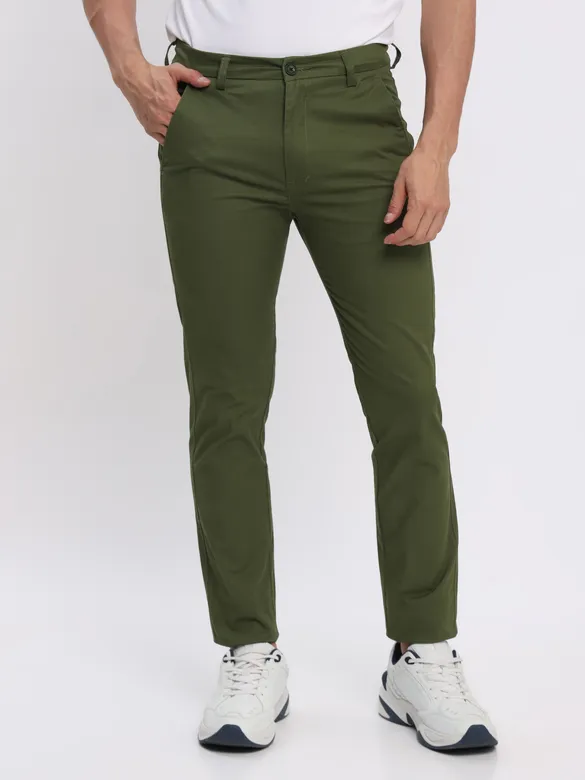 Black and White Polo T-shirt with Army Green Chinos: Pack of 3