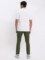 Black and White Polo T-shirt with Army Green Chinos: Pack of 3