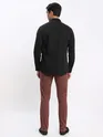 Black and White Shirt with Caramel Brown Chinos: Pack of 3