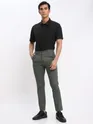 Black Polo T-shirt with Dark Grey Chinos: Pack of 2