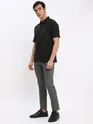 Black Polo T-shirt with Dark Grey Chinos: Pack of 2