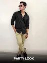 black_shirt_with_camel_beige_chinos_pack_of_2