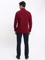 Burgundy Shirt with Midnight Blue Chinos: Pack of 2