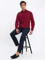 Burgundy Shirt with Midnight Blue Chinos: Pack of 2