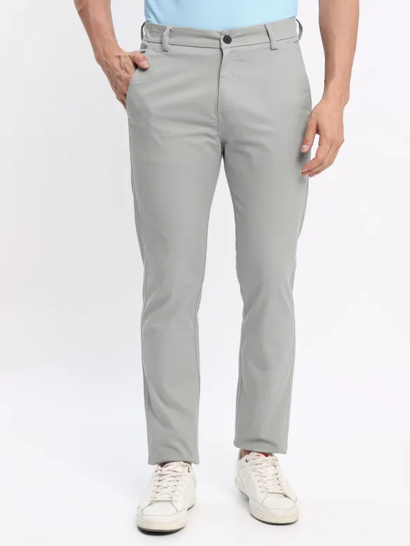 French Wine and Ice Blue Polo T-shirt with Space Grey Chinos: Pack of 3