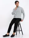Grey Shirt with Black Chinos: Pack of 2