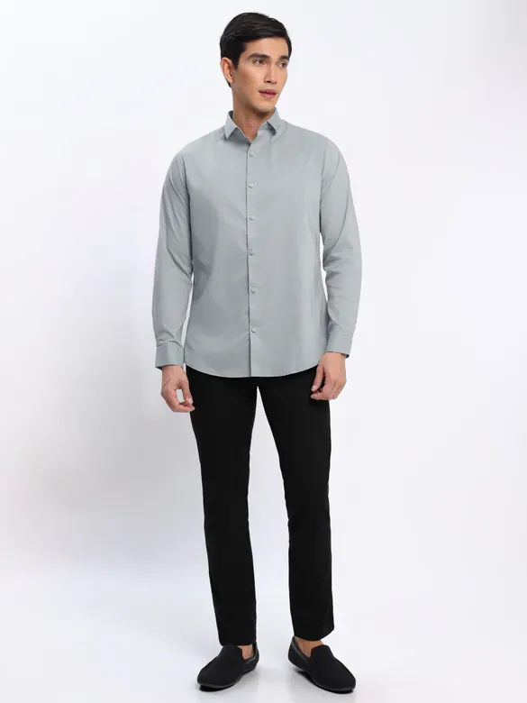 Grey Shirt with Black Chinos: Pack of 2
