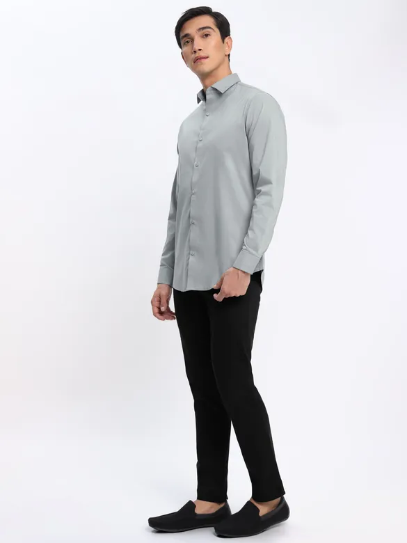 Grey Shirt with Black Chinos: Pack of 2