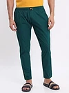 Mustard and Burgundy Plain T-shirt with Ocean Green Pyjama: Pack of 3