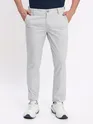 Rose Pink Polo T-shirt with Slivery White Chinos: Pack of 2