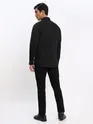 Peach and Black Shirt with Black Chinos: Pack of 3