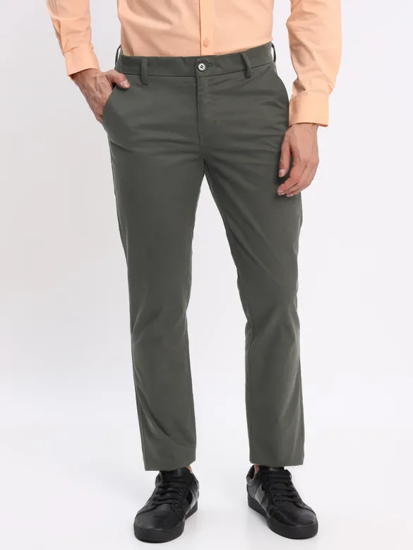 Peach Shirt with Dark Grey Chinos: Pack of 2