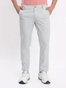 Rose Pink Polo T-shirt with Slivery White Chinos: Pack of 2