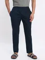 Space Grey and Pink Plain T-shirt with Navy Blue Pyjama: Pack of 3