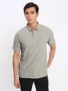 Thunder Grey Polo T-shirt with Black Chinos: Pack of 2