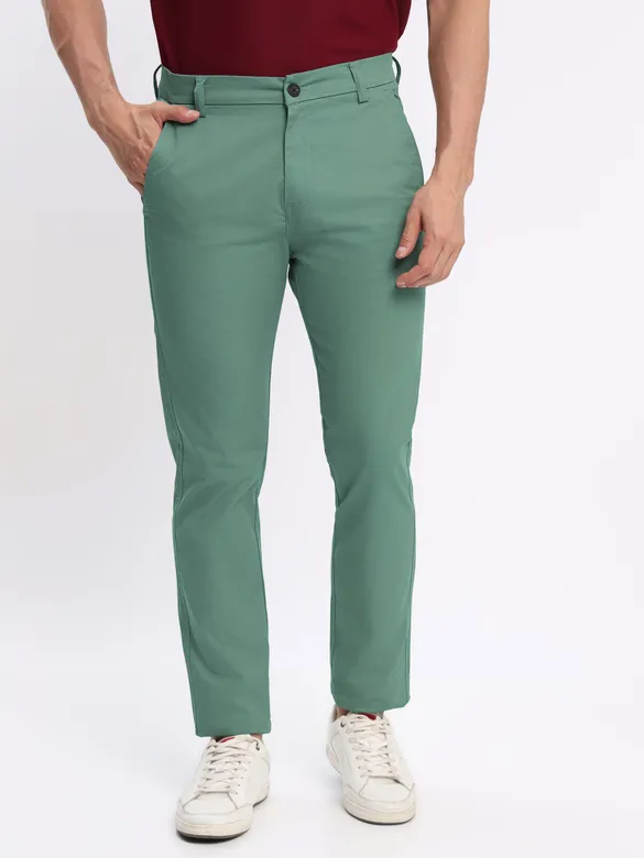 White and French Wine Polo T-shirt with Cadet Blue Chinos: Pack of 3