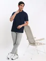 White and Navy Blue Polo T-shirt with Army Green Chinos: Pack of 3