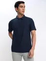 White and Navy Blue Polo T-shirt with Army Green Chinos: Pack of 3