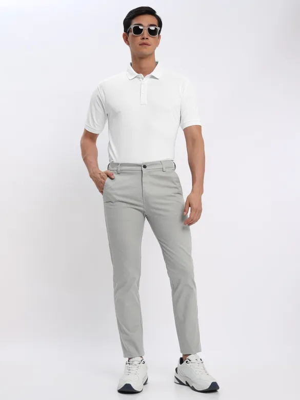 White and Navy Blue Polo T-shirt with Army Green Chinos: Pack of 3