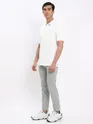 White and Navy Blue Polo T-shirt with Army Green Chinos: Pack of 3