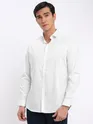White and Pista Green Shirt with Midnight Blue Chinos: Pack of 3