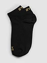 Black Solid Unisex Socks