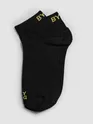 Black Solid Unisex Socks