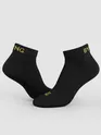 Black Solid Unisex Socks