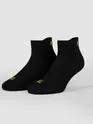 Black Solid Unisex Socks