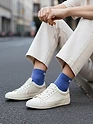 Cobalt Blue Solid Unisex Socks