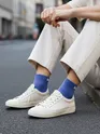 Cobalt Blue Solid Unisex Socks