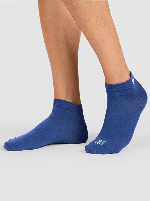 Cobalt Blue Solid Unisex Socks