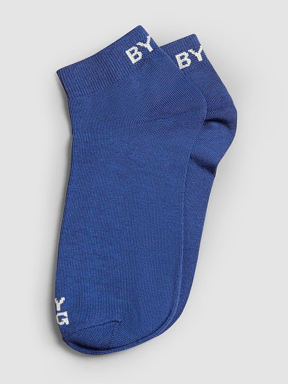 Cobalt Blue Solid Unisex Socks